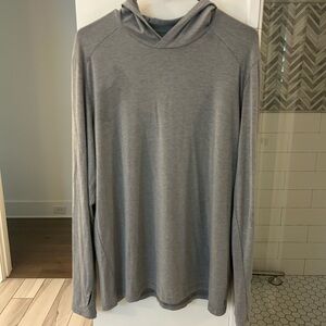 Men's Gray Hoodie Shirt